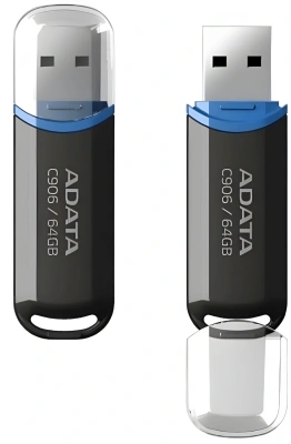 Флеш Диск A-Data 64Gb Classic C906 AC906-64G-RBK USB2.0 черный