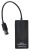 Разветвитель USB 2.0 Buro BU-HUB4-U2.0-Slim 4порт. черный