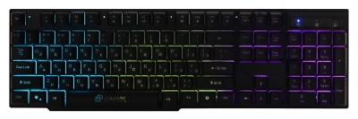 Клавиатура Оклик 780G SLAYER черный USB for gamer LED (412899) кабель 1.5м