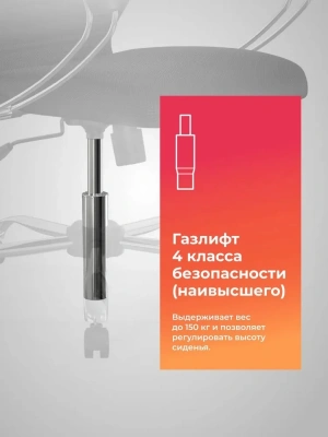 Кресло Метта SU-B-10 черный сиденье черный сетка с подголов. крестов. сталь хром