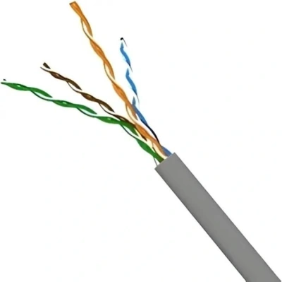 Кабель информационный Lanmaster TWT-5EUTP/500-GY кат.5E UTP 4 пары PVC внутренний 500м серый