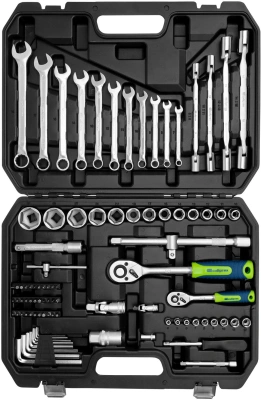 Набор инструментов Сибртех 13396 89 предметов (жесткий кейс)