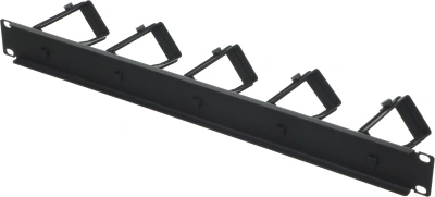 Кабельный органайзер горизонтальный C3 Solutions C3.OH1001 односторонний кольца 1U шир.:19" глуб.:60мм