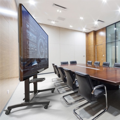 Стойка для телевизора Onkron TS1991 eLift черный 50"-100" макс.130кг напольный наклон (моторизованный лифт)