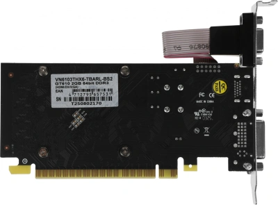 Видеокарта Biostar PCI-E 2.0 VN6103THX6 NVIDIA GeForce GT 610 2Gb 64bit DDR3 700/1333 DVIx1 HDMIx1 CRTx1 HDCP Ret low profile
