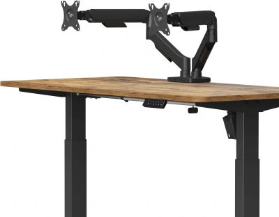Кронштейн для мониторов Cactus CS-VM-MG-82-BK черный/белый 17"-32" макс.9кг настольный поворот и наклон