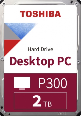Жесткий диск Toshiba SATA-III 2TB HDWD320UZSVA Desktop P300 4KN (7200rpm) 256Mb 3.5"