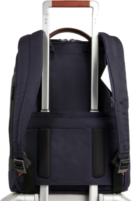 Рюкзак мужской Piquadro Brief2 CA4818BR2/BLUCU темно-синий/коричневый нейлон/натур.кожа