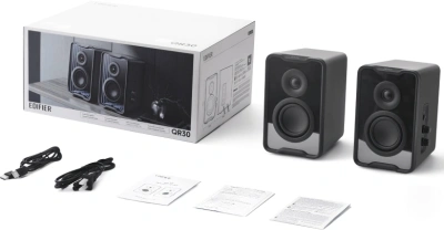 Колонки Edifier QR30 2.0 черный 30Вт