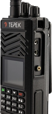 Рация Терек РК-322-DMR v.2024 3000кан. аккум. сигн.Цифровой/Аналоговый черный