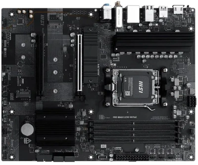 Материнская плата MSI PRO B840-S EVO WIFI6E Socket AM5 AMD B840 4xDDR5 ATX AC`97 8ch(7.1) 2.5Gg RAID+HDMI