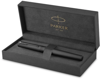 Ручка перьев. Parker Ingenuity Core F570 (2182013) Black BT F сталь нержавеющая подар.кор.