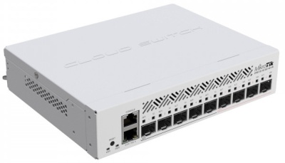 Коммутатор MikroTik NETFIBER 9 CRS310-1G-5S-4S+OUT (L3) 1x1Гбит/с 5SFP 4SFP+ 57W управляемый