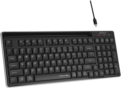 Клавиатура A4Tech FBX70C черный USB беспроводная BT/Radio slim