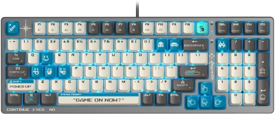 Клавиатура A4Tech S98 Pixels механическая серый/бежевый USB for gamer LED (S98) кабель 1.8м