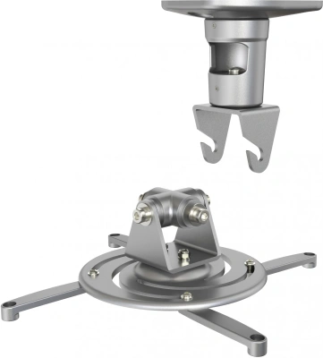 Кронштейн для проектора Cactus CS-VM-PR01-AL серебристый макс.10кг потолочный поворот и наклон