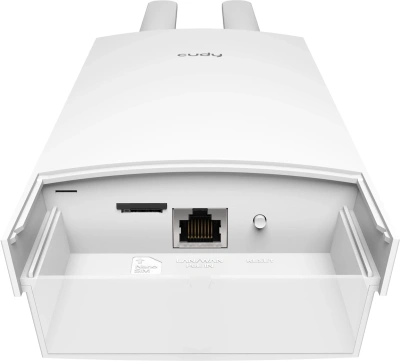Роутер беспроводной Cudy LT500 OUTDOOR AC1200 10/100BASE-TX/4G cat. 4 белый
