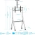 Стойка для телевизора Kromax Omega-14 черный 32"-90" макс.95кг напольный наклон
