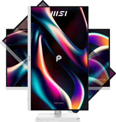 Монитор MSI 27" Pro MAX 271PHW E14 белый IPS LED 1ms 16:9 HDMI M/M матовая HAS Piv 1500:1 300cd 178гр/178гр 1920x1080 144Hz DP FHD USB 5.85кг