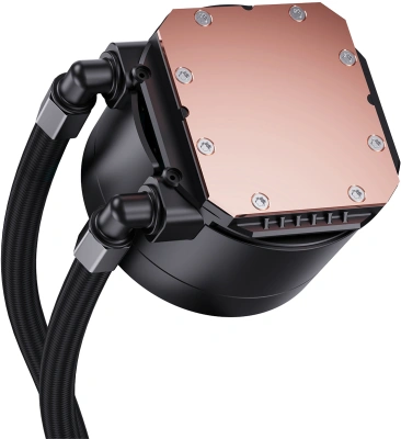 Система водяного охлаждения Bloody LC-10 ARGB Soc-AM5/AM4/1200/1700/1851 черный 4-pin 20-35dB Al+Cu 260W Ret (LC-10-ARGB240-BK)