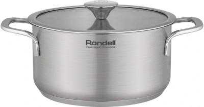 Кастрюля Rondell Modern RDS-1748 4.8л. d=24см (с крышкой) стальной