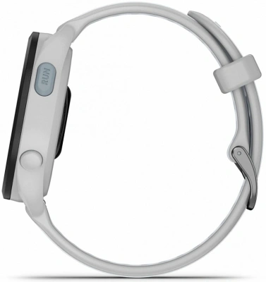 Смарт-часы Garmin Forerunner 165 30.4мм 1.2" AMOLED корп.серый рем.белый разм.брасл.:126-203мм (010-02863-21)