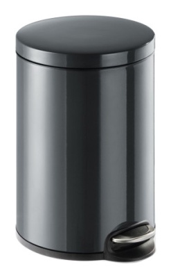 Урна для мусора Durable 341258 с педалью круглая 20л. сталь черный