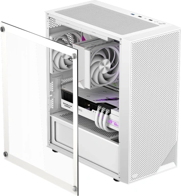 Корпус PcCooler C3B310 WH белый без БП mATX 8x120mm 4x140mm 1xUSB2.0 1xUSB3.0 audio bott PSU