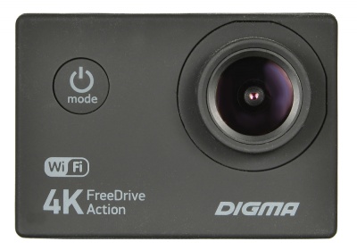 Видеорегистратор Digma FreeDrive Action 4K WiFi черный 8Mpix 2160x3840 2160p 150гр. Allwinner V3