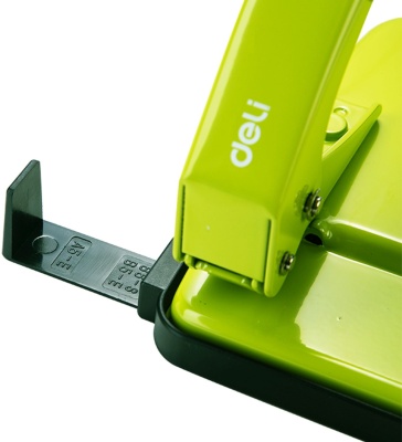 Дырокол Deli E0138 макс.:35лист. металл ассорти отв.:2 с линейкой