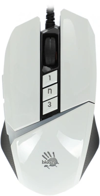 Мышь A4Tech Bloody W60 Max белый оптическая 10000dpi USB 10but (W60 MAX (PANDA WHITE))