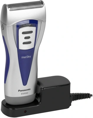 Бритва сетчатая Panasonic ES3042S520 реж.эл.:1 питан.:аккум. серебристый/синий