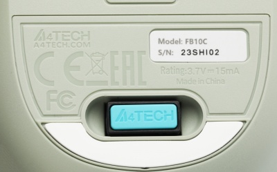 Мышь A4Tech Fstyler FB10C зеленый оптическая 2000dpi беспров. BT/Radio USB 4but (FB10C MATCHA GREEN)