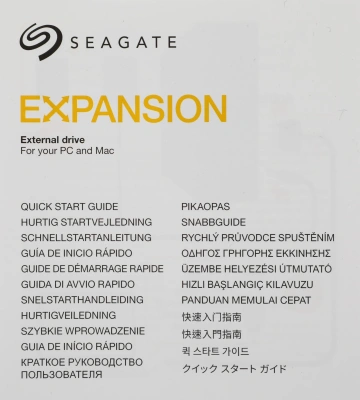 Жесткий диск Seagate USB3.0 4TB STKP4000400 Expansion 3.5" черный