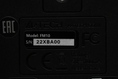 Мышь A4Tech Fstyler FM10 черный/синий оптическая 1600dpi USB 4but (FM10 BLUE)