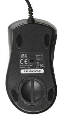 Мышь A4Tech Oscar Editor XL-747H рисунок/голубой лазерная 3600dpi USB 6but (XL-747H (BLUE SPIDER))