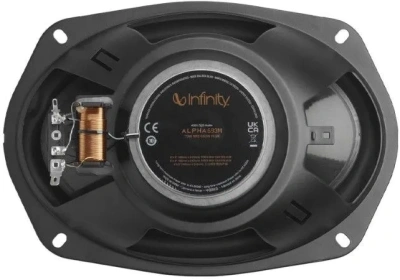 Колонки автомобильные Infinity Alpha 693M 195Вт 93дБ 3Ом 16x24см (6x9дюйм) (ком.:2кол.) коаксиальные трехполосные