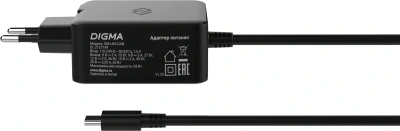 Блок питания Digma DM-U65-GAN автоматический 65W 5V-20V 3.25A от бытовой электросети