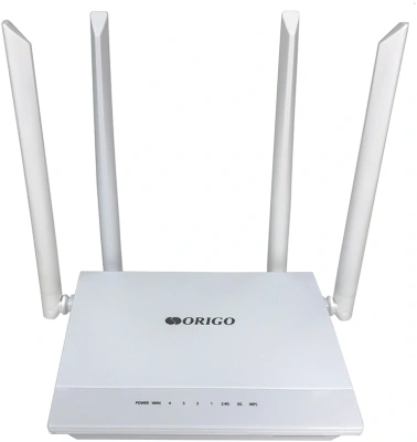 Маршрутизатор Origo AC1200 (OWR1240ACG/A1A) AC1200 10/100/1000BASE-T белый
