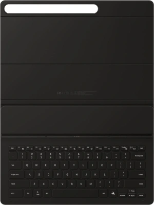 Чехол-клавиатура Samsung для Samsung Galaxy Tab S10 FE+ Book Cover Keyboard Slim поликарбонат/полиуретан черный (EF-DX620UBRGRU)