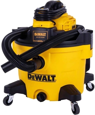 Строительный пылесос DeWalt DXV234P 1080Вт (уборка: сухая/влажная/выдув/сбор воды) желтый