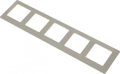 Рамка Legrand Valena Life 754045 накладная 5x горизонтальный монтаж поликарбонат слоновая кость