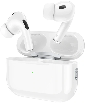 Гарнитура внутриканальные Hoco EW77 белый беспроводные bluetooth в ушной раковине (31792)