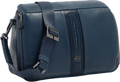 Сумка кросс-боди мужская Piquadro Victor CA7175W143/BLU синяя натур.кожа