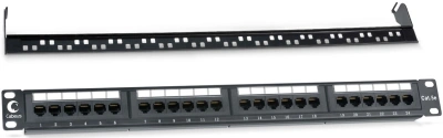 Патч-панель Cabeus PL-24-CAT.5E-DUAL 19" 1U 24xRJ45 кат.5E UTP
