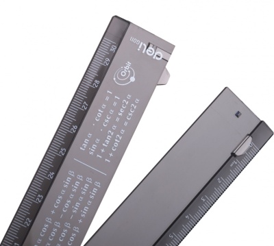 Линейка Deli EG01102 Orbit пластик дл.30см прозрачный/тонированный складная пластиковый пакет с европодв.