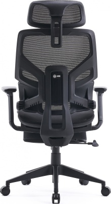 Кресло Cactus CS-CHR-MC01-GYBK серый сиденье черный с подголов. крестов.
