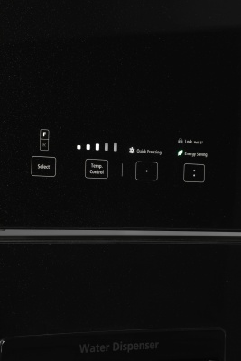 Холодильник Hitachi R-W660PUC7 GBK 2-хкамерн. черный стекло инвертер