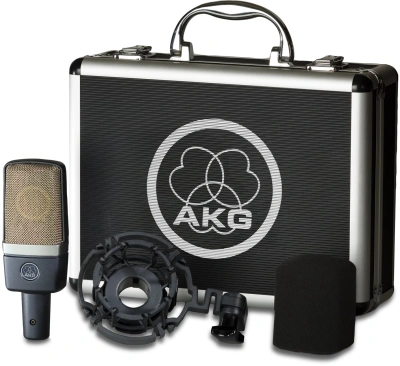 Микрофон проводной AKG C214 серый