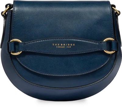Сумка женская The Bridge Bettina 04371201/YH темно-синяя натур.кожа